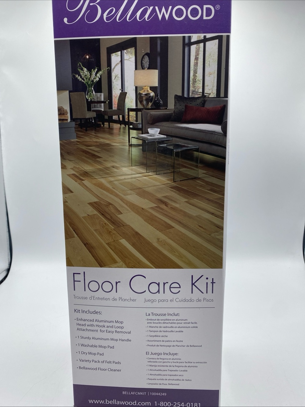 Bellawood Floor Care Maintenance Kit Hardwood Laminate Vinyl Cleaner 10044249 - Picture 1 of 6